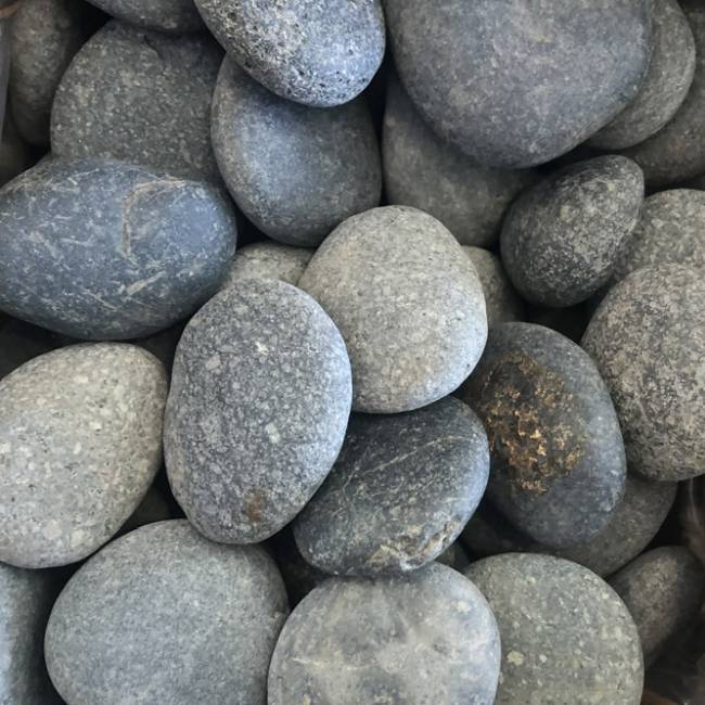 Premium River Pebbles Melbourne - Black Sumatra