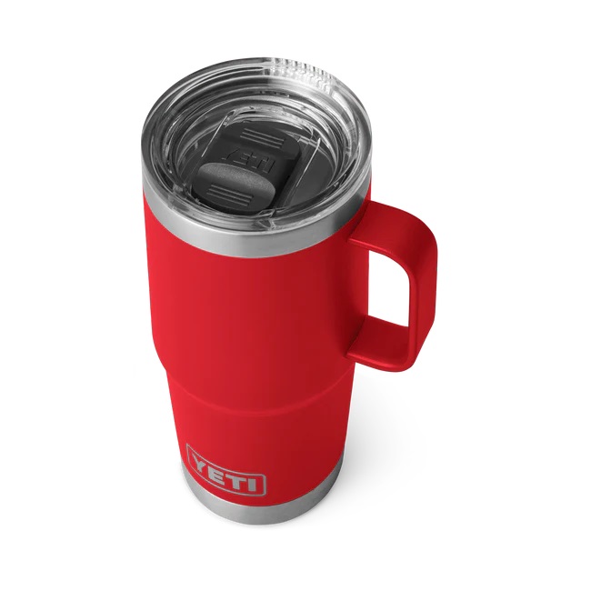 Yeti Rambler Stackable Travel Mug 20oz with Magslider Lid in Rescue Red