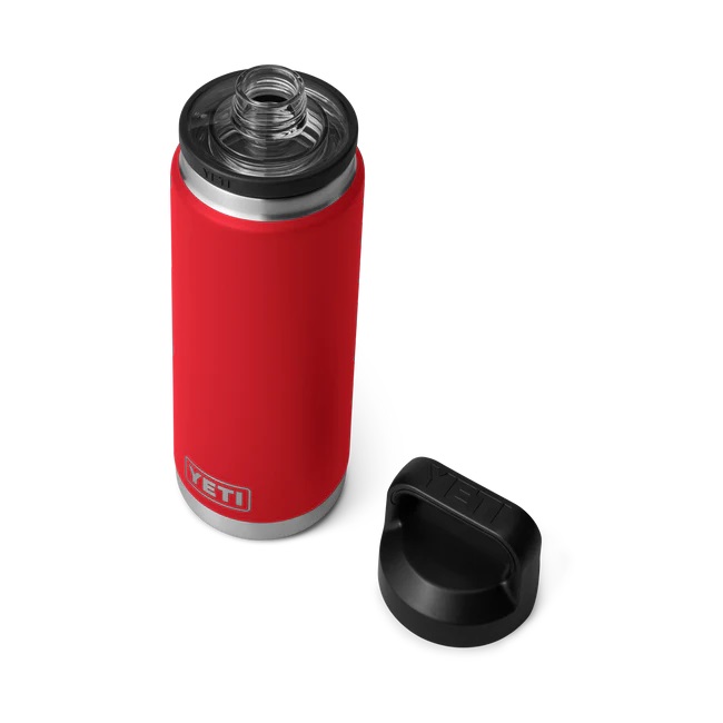 Yeti Rambler Bottle 26oz with Magslider Lid in Rescue Red