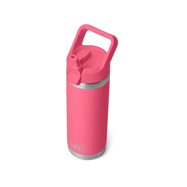 Yeti Rambler Bottle 18oz with Chug Lid in Tropical Pink