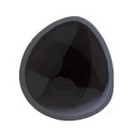 french garden pottery coupe ellipse terre noire